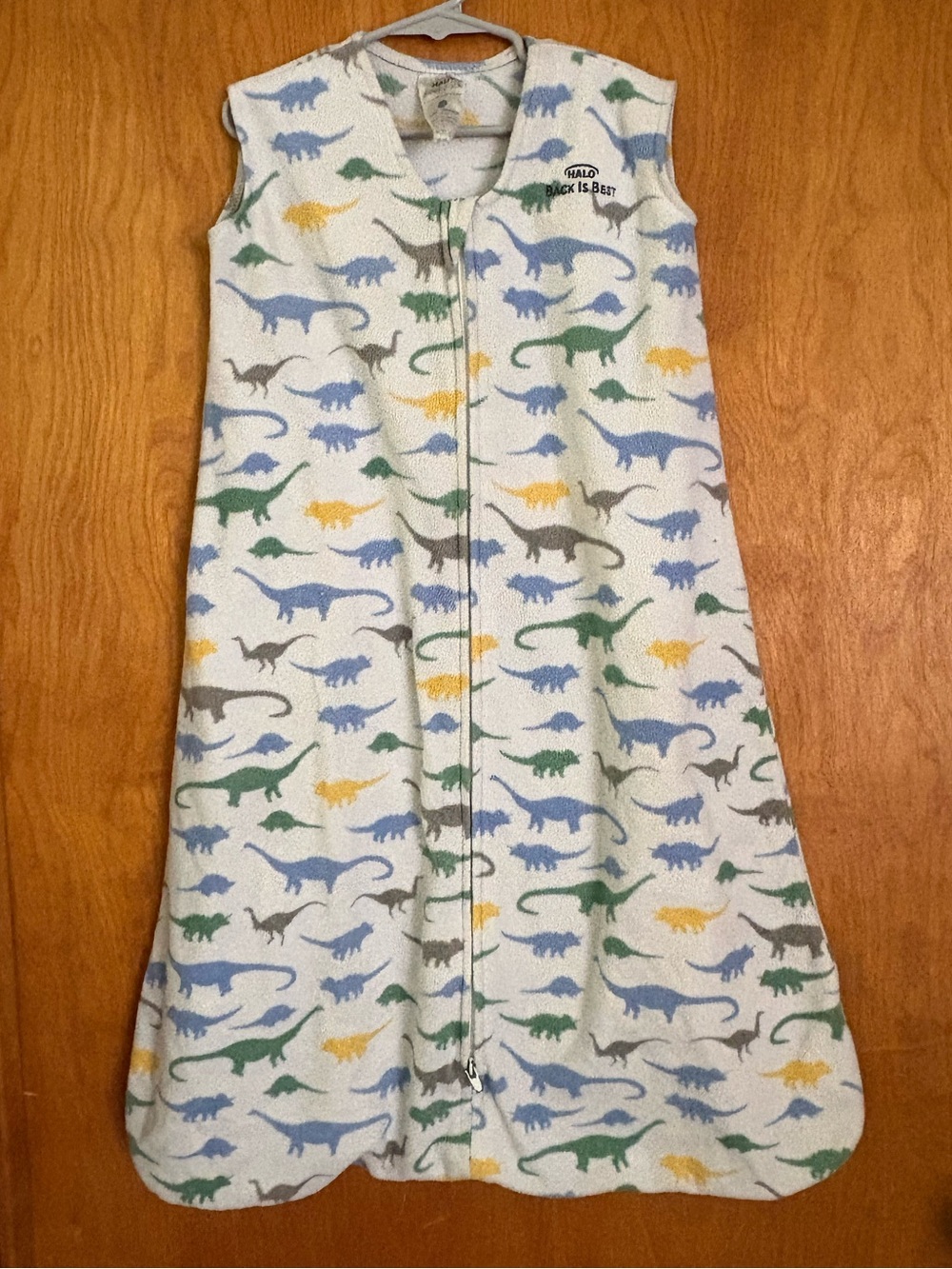 HALO SleepSack Wearable Blanket, Micro-Fleece, Dinos, Large, 12-18 months